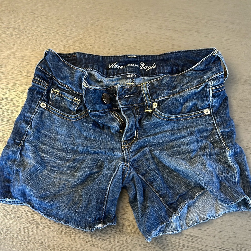 American Eagle Denim Shorts Size 2